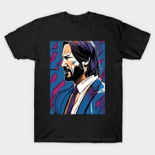 John Wick Comic book style_009 T-Shirt